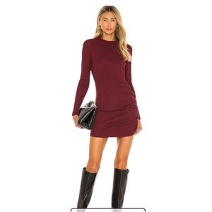 Lovers and Friends Freja Mini dress In Burgundy Size XS